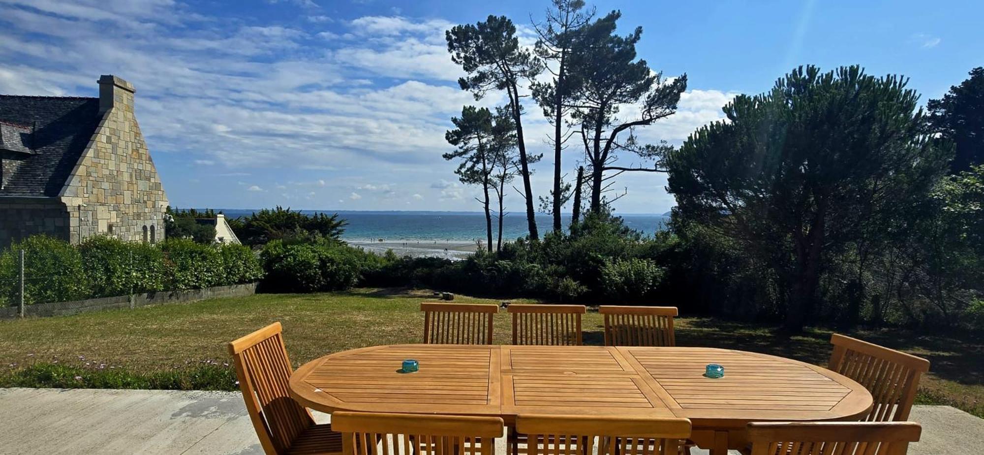 Maison Vue Mer Crozon - Jacuzzi - Sauna Esterno foto